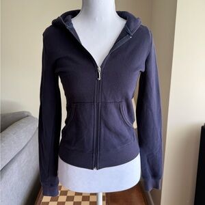 Vintage 2000s Juicy Couture Zip-Up Hoodie – Navy